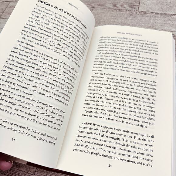 Execution: The Discipline of Getting‎ Things Done by Larry Bossidy, Ram Charan - Picture 8 of 15